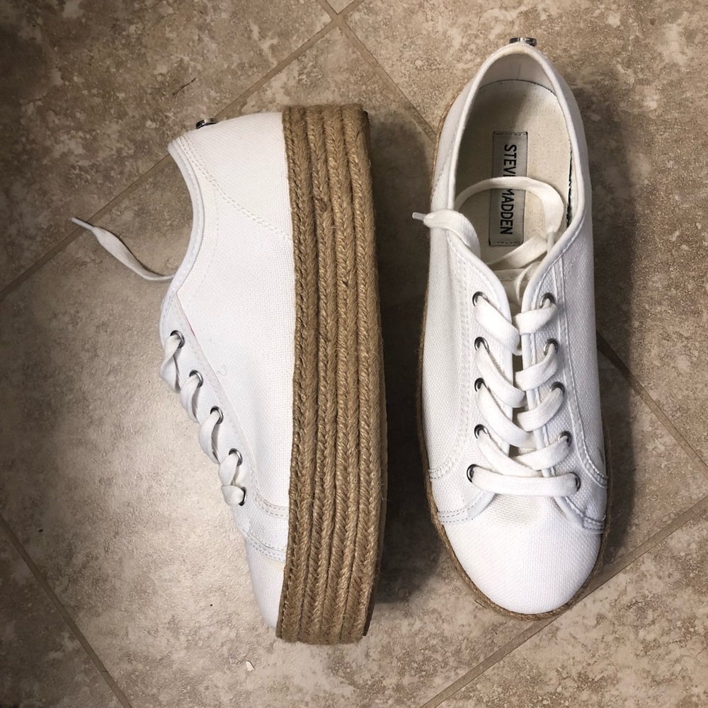 Steve Madden platform espadrille sneakers